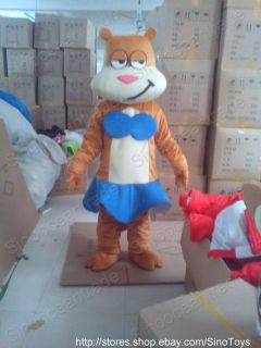 Squirrel Sandy Cheeks Bikini Mascot Costume Outfit EPE.