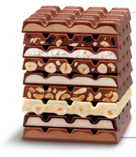   Nougat 100g 3 5oz Delicious Chocolate Bar Imported from Germany