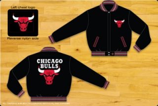 Chicago Bulls NBA Licensed Reversible Wool Adult Jacket s 4XL
