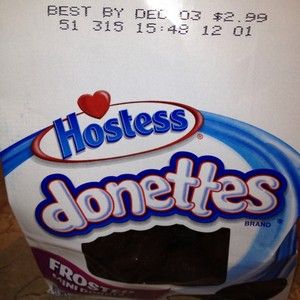 HOSTESS donettes Donuts Chocolate Covered Going Out Of Business FRESH