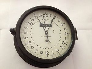 Chelsea Clock Co USS Pennsylvania SSBN 735 Clock w clock key