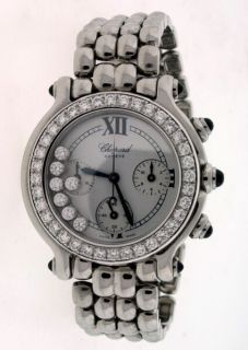 bezel watch chopard happy sport 7 diamond diamond bezel watch