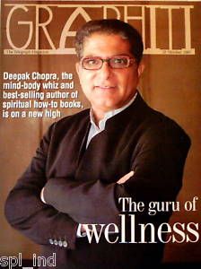  Lifestyle Magazine 2007 Deepak Chopra Author of Spiritual How To Books