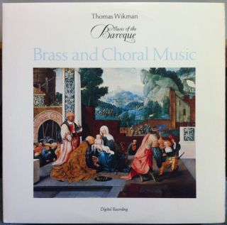 THOMAS WIKMAN brass and choral music LP Mint  MB 102 Audiophile 1982 