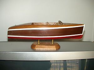 1950 Chris Craft Wood Model Boat