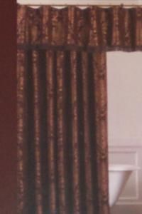 JC Penney Chris Madden 3 Piece Shower Curtain Set Alessandra
