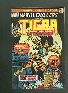 Marvel Chillers 3 VF Bronze Age 1970s Comic Tigra Begins Wrightson C 