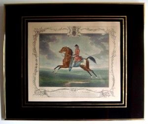 Childers Framed Print Famous Race Horse of 1700S