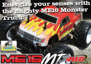 Brushless Monster Truck RTR 4WD Electric Faster Than HPI Traxxas 2 