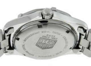 Mens Tag Heuer Classic WK2116 0 Professional Date Stainless Steel 