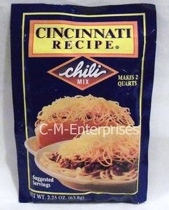 Cincinnati Recipe Chili Seasoning Mix 2 25 oz 3 Pack