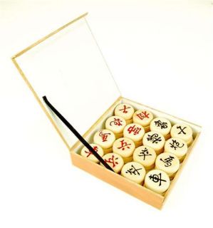 Chinese Chess Set Xiangqi Traditional Board Game Asian Novelty Travel 