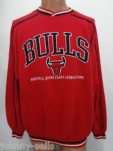 Chicago Bulls Basketball NBA Lee Sport Red Sweatshirt XXL