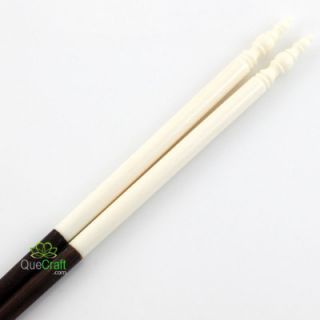 Handmade Ebony Bone Chopsticks 1 Pair