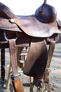 Custom Made Cutting Saddle Tooled Excellent Quality