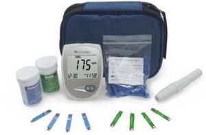 Lifemax Cholesterol and Blood Glucose Monitoring Kit and Strips Full 