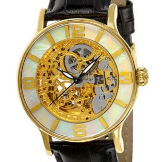Jeanneret Ladies Sonia Automatic Skeleton Watch New