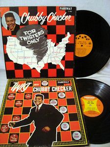Old Vinyl Record Chubby Checker for Twisters Only Twist