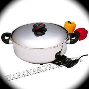 New Discount 12 Stainless Steel Electric Skillet Slow Cooker 5 Year 
