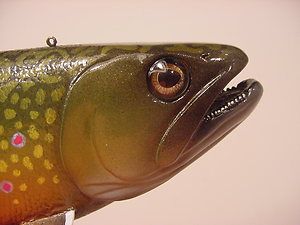 OUTSTANDING BROOK TROUT BY TOM CHRISTENSON MIO MICHIGAN DECOY