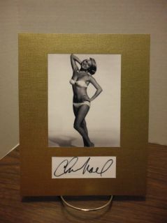 Chris Noel Autograph Sexy Bikini Display Signed Signature COA 