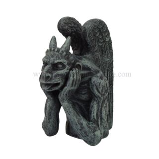 Notre Dame Chimera Gargoyle Statue Figurine Desktop Decorative 3 5H 