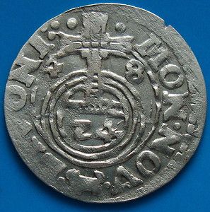 Sweden Silver Poltorak 3POLKER Christina 1648 Livonia