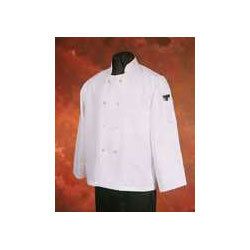 Hi Lite Uniform Chef Coat Poly Cotton White Small