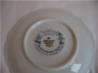 Lelfmann Welden Trio Cup Saucer Plate Christina Germany