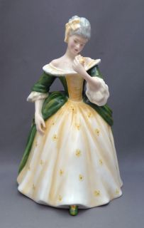 RARE Royal Doulton Figurine Christine HN3905 M Davies Prototype Green 