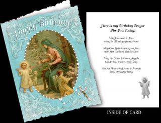   Genuinely Catholic HAPPY BIRTHDAY Greeting Card w/envelope NEW