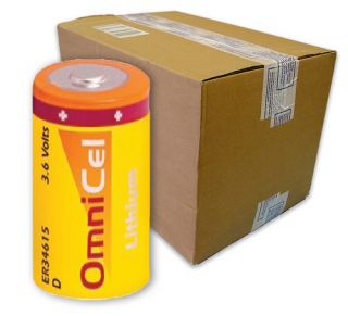 OmniCel ER34615 3.6V 19Ah D Lithium Battery w/Standard 150pk
