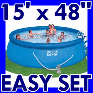 15 x 48 Intex Easy Set Pool Saltwater Chlorine System