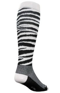 SockGuy 12 Zebra Knee High Socks