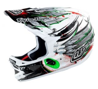 Troy Lee Designs D3 Composite   Speedwing White 2011