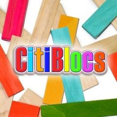 Citiblocs 500 Piece Multicolor Set with Bin Brand New