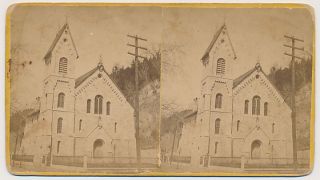 Maryland SV Port Deposit Methodist Church 1880s Very RARE