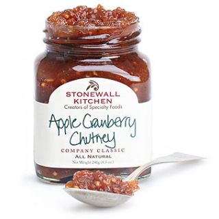 STONEWALL KITCHEN 2 Jars Apple Cranberry Chutney