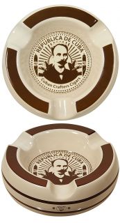  Crafters Clasico Round Cigar Ashtray Holds 3 Cigars Brand New