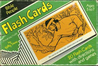 Bible People Flashcards Kathy Downs 1984 Christian Game