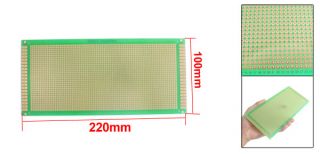 Copper Prototyping PCB Circuit Board Stripboard Veroboard 220x100mm