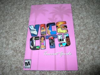  ONLY GRAND THEFT AUTO VICE CITY GTA Playstation 2 PS2 Instruction Book