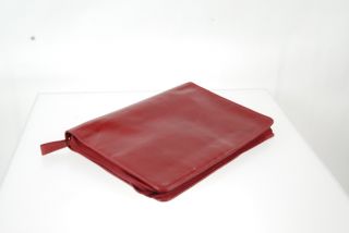 franklin covey classic day planner leather red