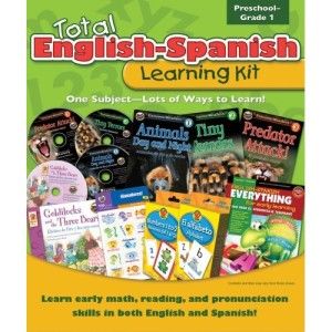 Total English Spanish Learning Kit Preschool Grade 1 Elementary