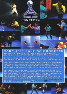 Core JKD Jeet Kune do Kickboxing and Boxing Range DVD New Instruction