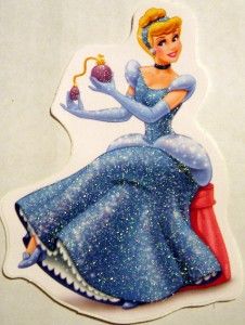 Cinderella ♥ 24 Stickers Party Disney Princess