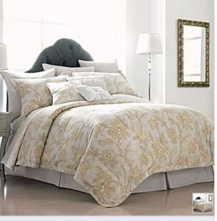 Cindy Crawford Vale Jacobean King Comforter Set Bonus Pillow New NIP