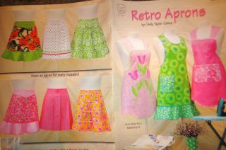  Aprons for Adult Apron Pattern by Cindy Taylor Oates Sz s XXL