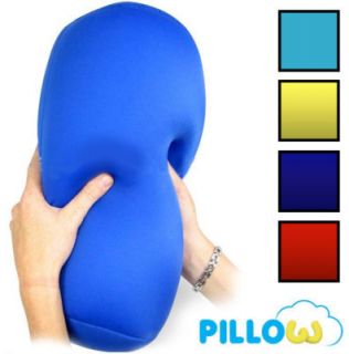 Large Cushie Pillow Microbead Roll Back Neck Traveler Cushion Couch