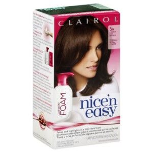 Clairol Nice n Easy Permanent Hair Color, Medium Ash Brown 5A